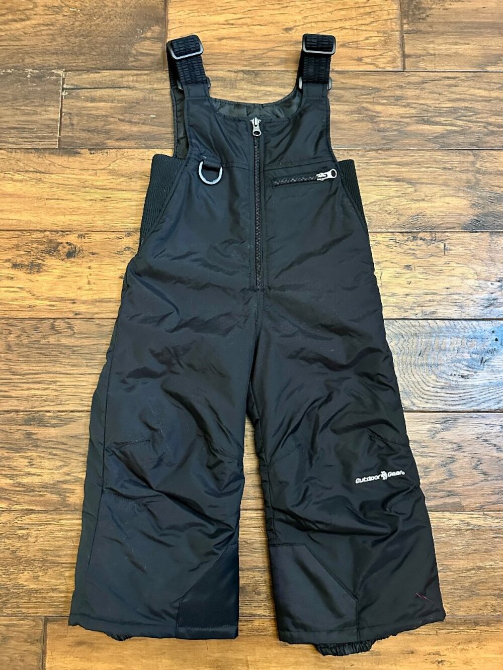 Boys' Black Ski Bibs